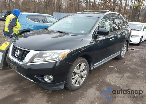 2013 Nissan Pathfinder Platinum from USA, damaged, VIN 5N1AR2MM8DC675937